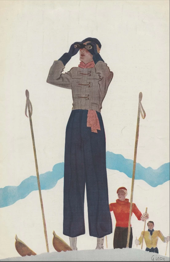 Charles Giron - Sciatori
